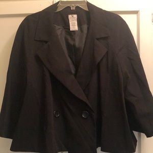 XL black blazer